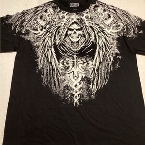 Black Graphic Men's Shirt